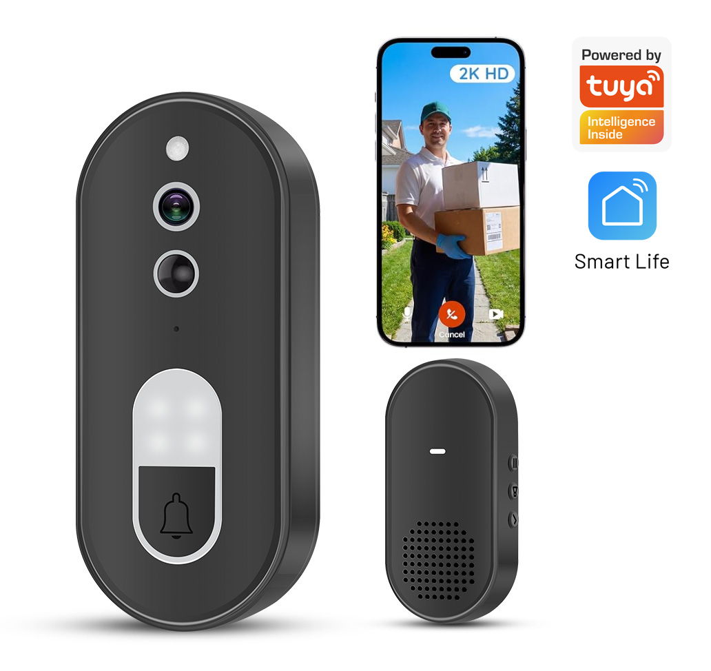 Smart Home Video Doorphone Ezviz - Tuya 1080P HD Wireless WiFi Video