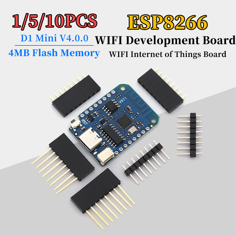 Smart Home Arduino Uno - 1/5/10Pcs D1 Mini V4.0.0 Based ESP8266