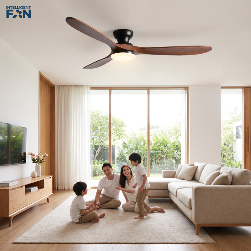 Smart Ceiling Fan - 42/52 Inch Low Floor Ceiling Fan