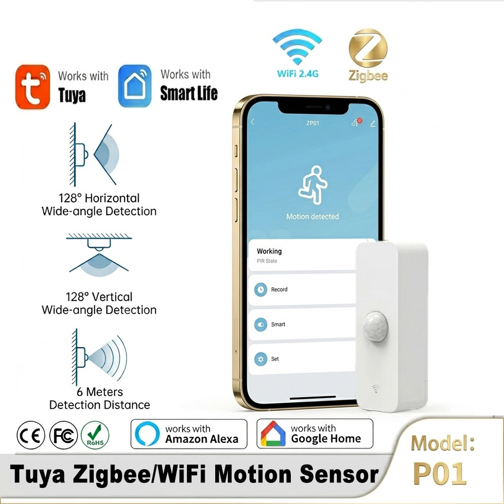 Smart Home Network - Smart PIR Motion Sensor WiFi Zigbee