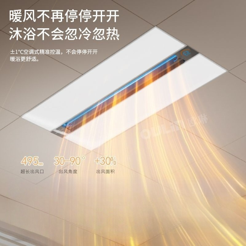 Smart Ceiling Fan - Smart 3-in-1 Bathroom Ceiling Heater -