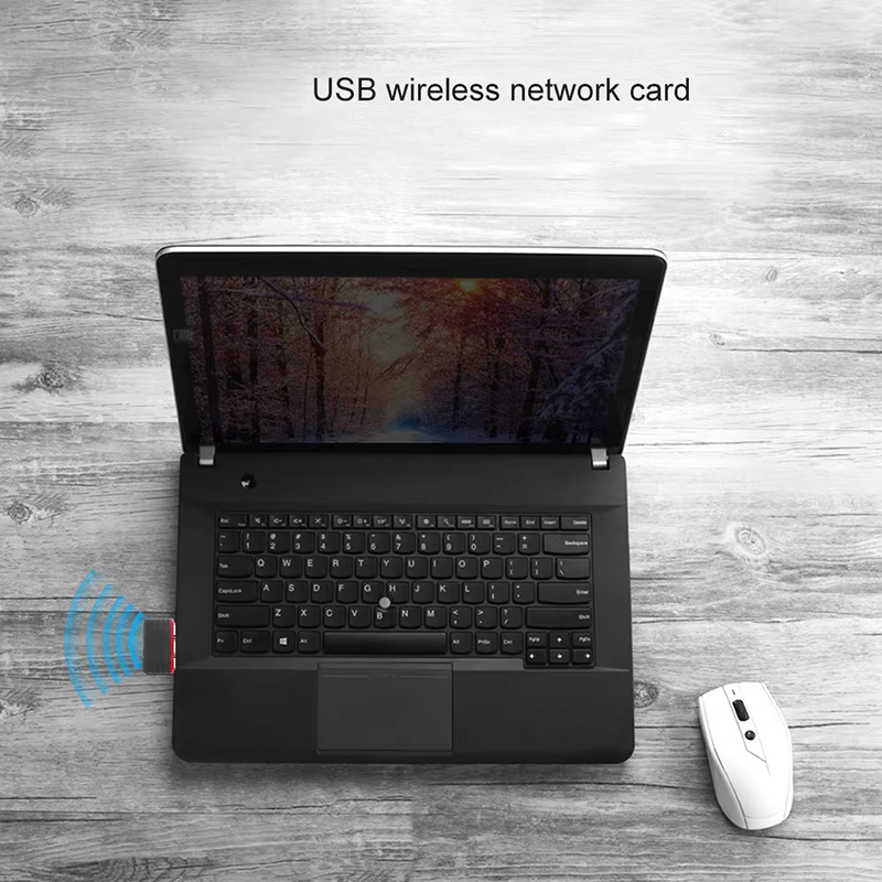 2.4Ghz Wireless Mini USB WiFi  - Smart Home For Pc recension och pris