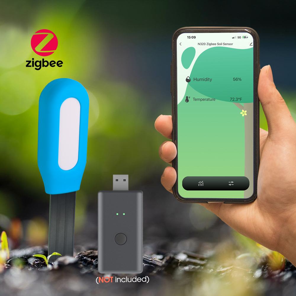 Smart Zigbee Soil Sensor for H - Smart Home Device recension och pris