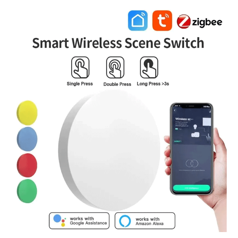 Tuya ZigBee Smart Wireless But - Smart Home Life recension och pris