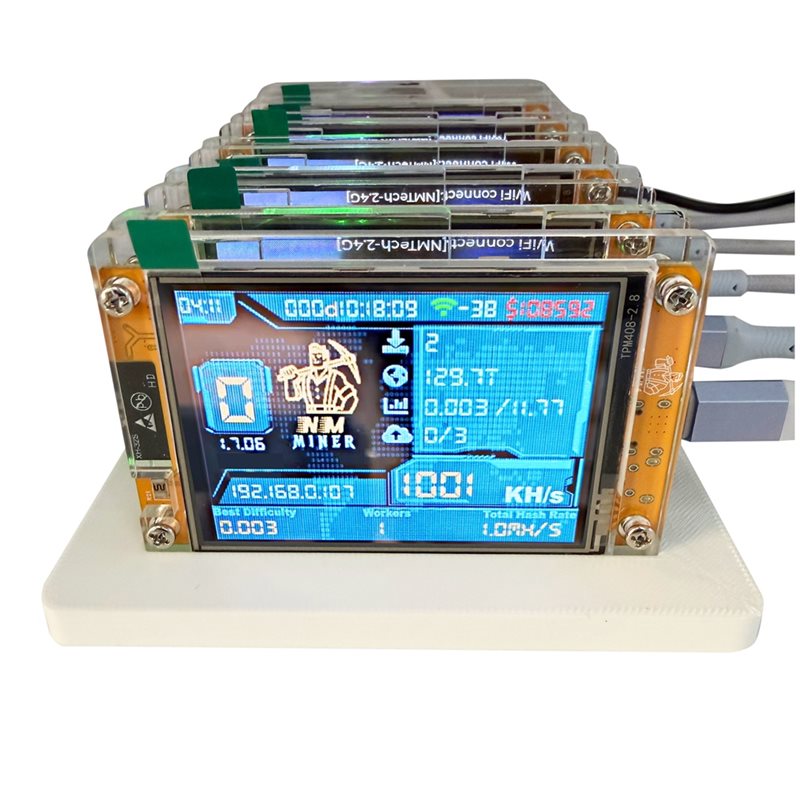 6X 1000KH/S Nmminer Nerdminer+ - Upgrade Smart Home recension och pris