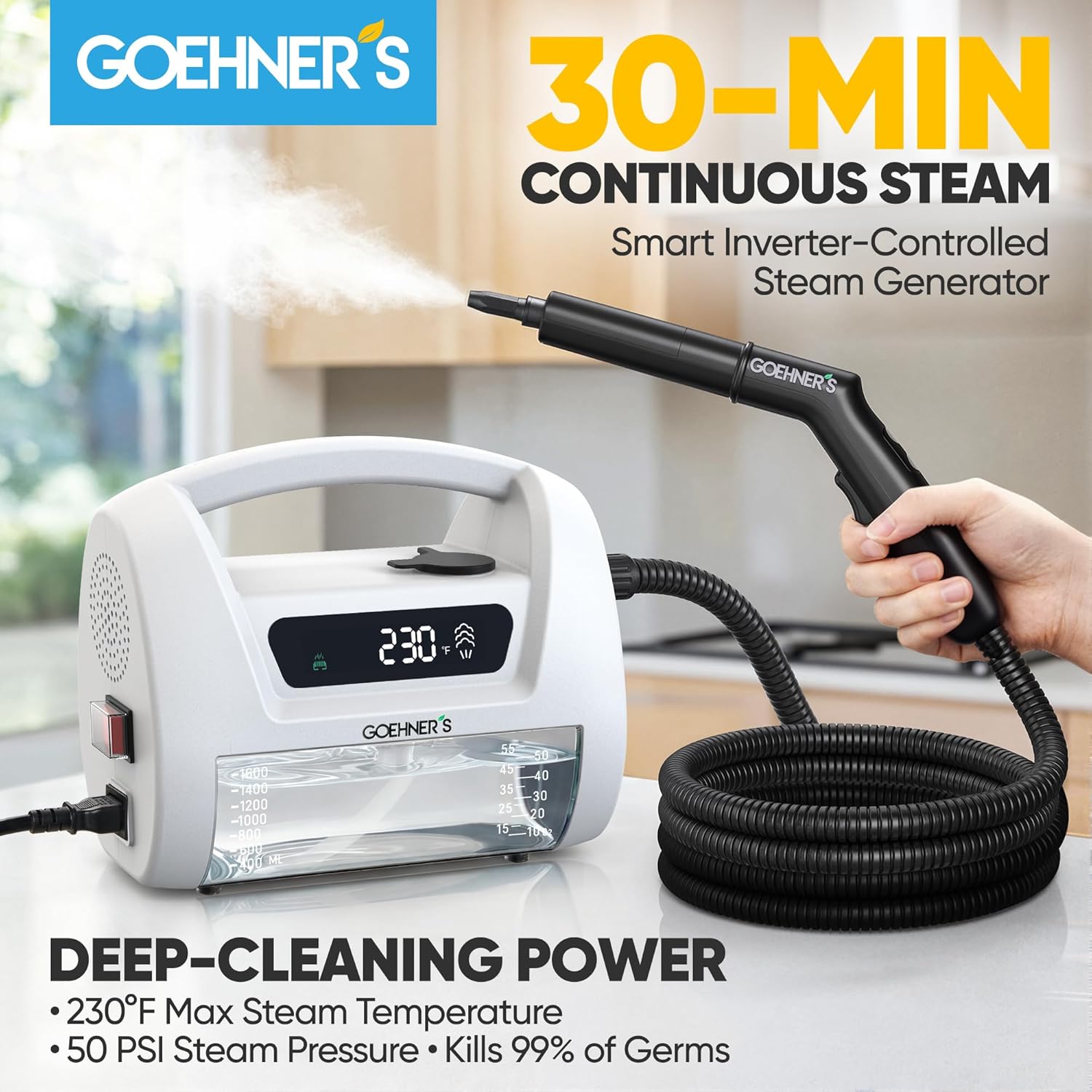 2026 Upgraded 1800W Handheld S - Upgrade Smart Home recension och pris