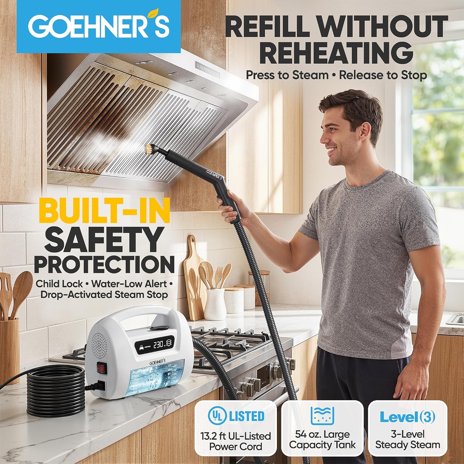 2026 Upgraded 1800W Handheld S - Upgrade Smart Home recension och pris