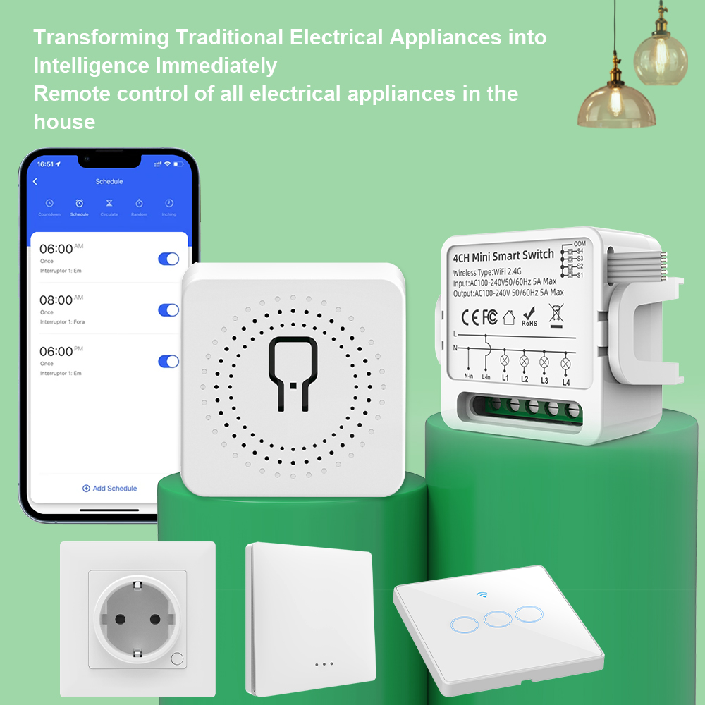 Tuya WiFi Smart Switch 1/2/3/4 - Smart Home Life recension och pris