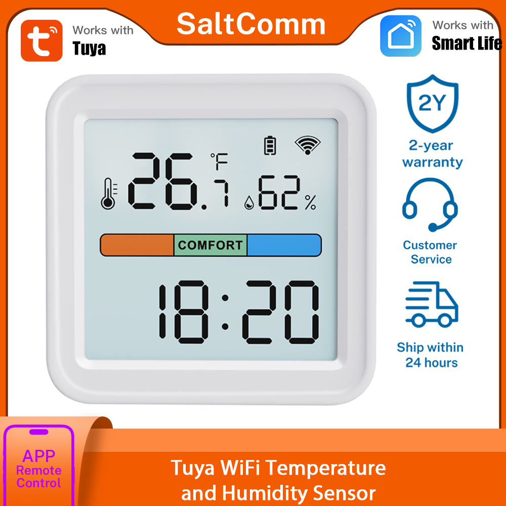 Tuya New WiFi Temperature Humi - Smart Home Life recension och pris