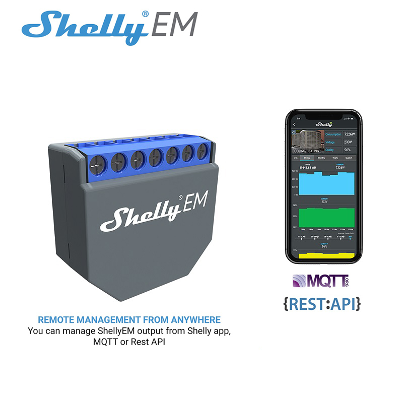 SHELLY EM Wifi Smart Life Cont - Smart Home Life recension och pris