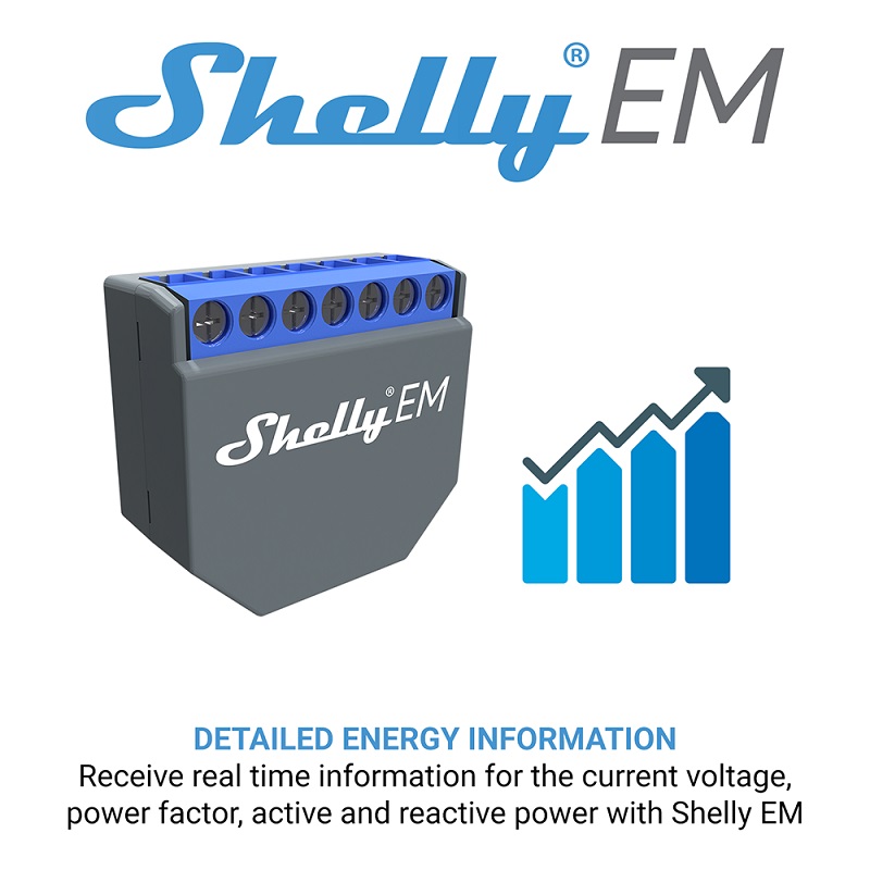 SHELLY EM Wifi Smart Life Cont - Smart Home Life recension och pris