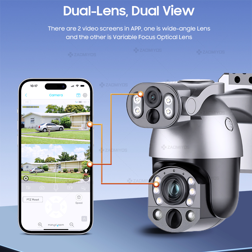 4K 50X ZOOM 10MP Solar Camera  - Smart Home Outdoor Camera recension och pris