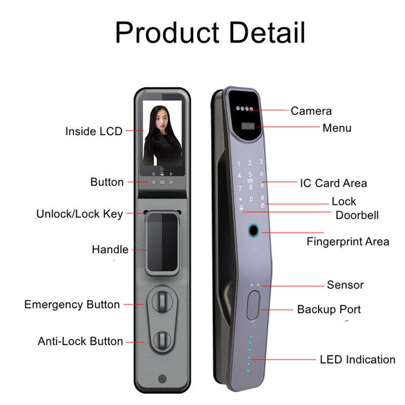 Tuya Wifi Electronic Fingerpri - Smart Home Battery Camera recension och pris