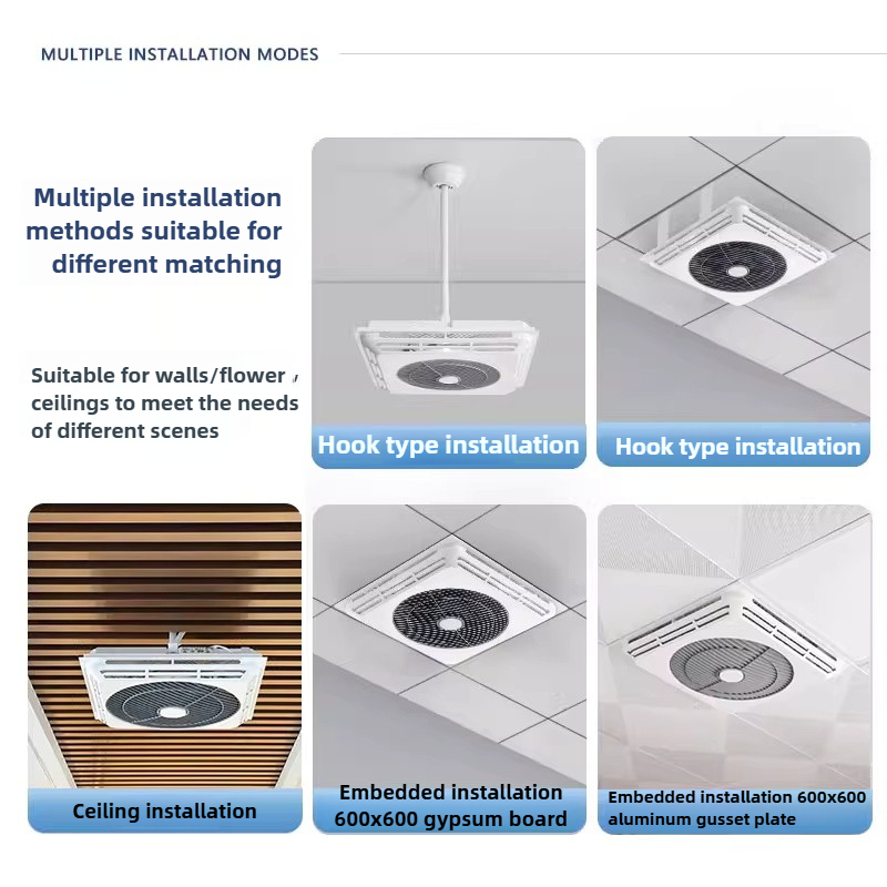 New Intelligent Bladeless Ceil - Smart Ceiling Fan recension och pris