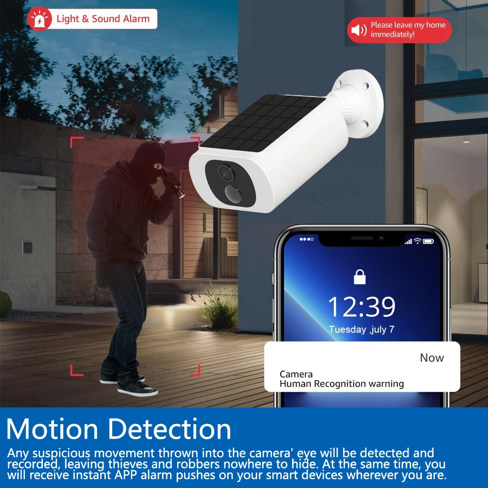 5MP Tuya Smartlife Outdoor Sol - Smart Home Battery Camera recension och pris