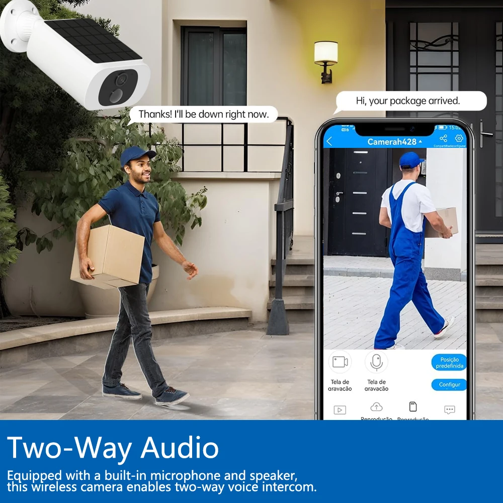 5MP Tuya Smartlife Outdoor Sol - Smart Home Battery Camera recension och pris