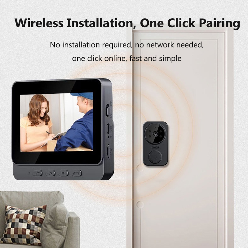 4.3 Inch WiFi Wireless Video D - Smart Home Video Doorphone Ezviz recension och pris