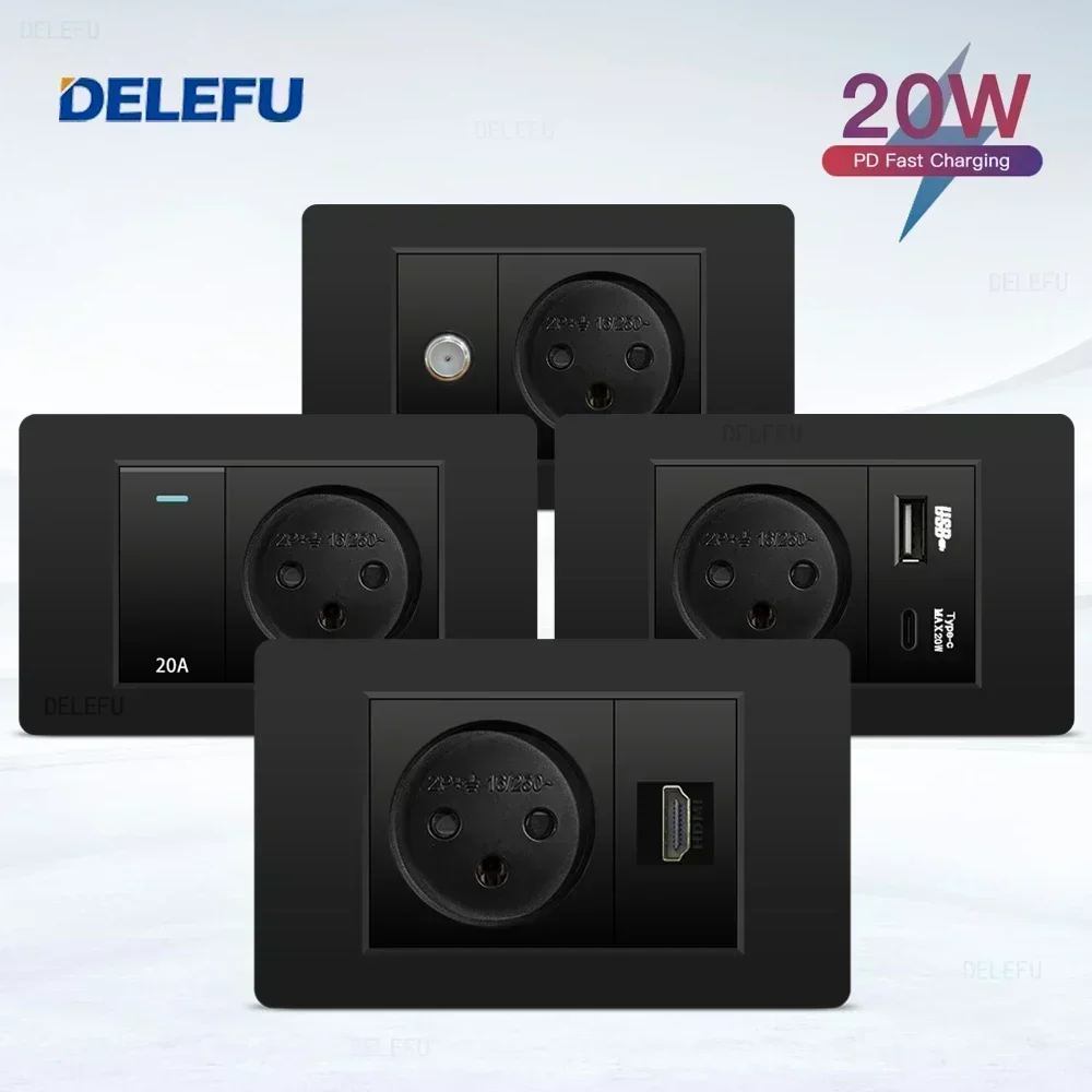 DELEFU Black Retardant PC Isra - Smart Home For Pc recension och pris
