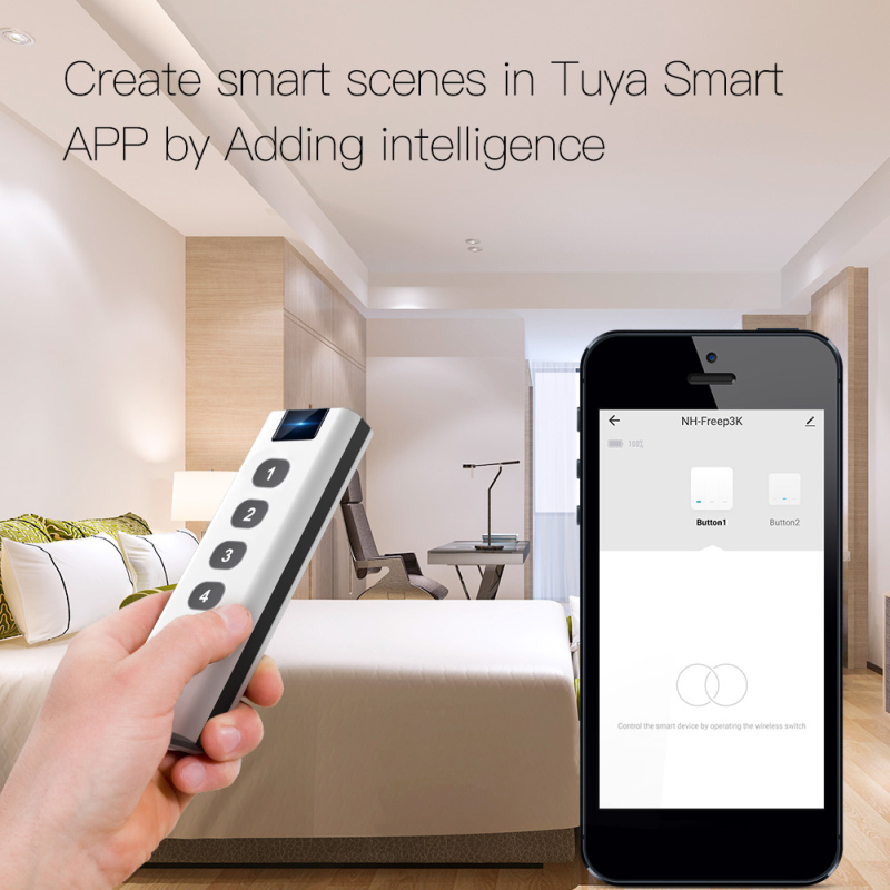 Tuya ZigBee Smart Scene Switch - Smart Home Hub Xiaomi recension och pris