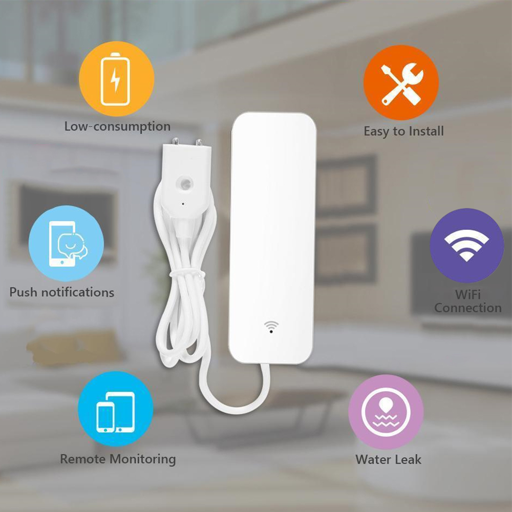 Tuya WiFi Water Leak Sensor, W - Smart Home Network recension och pris