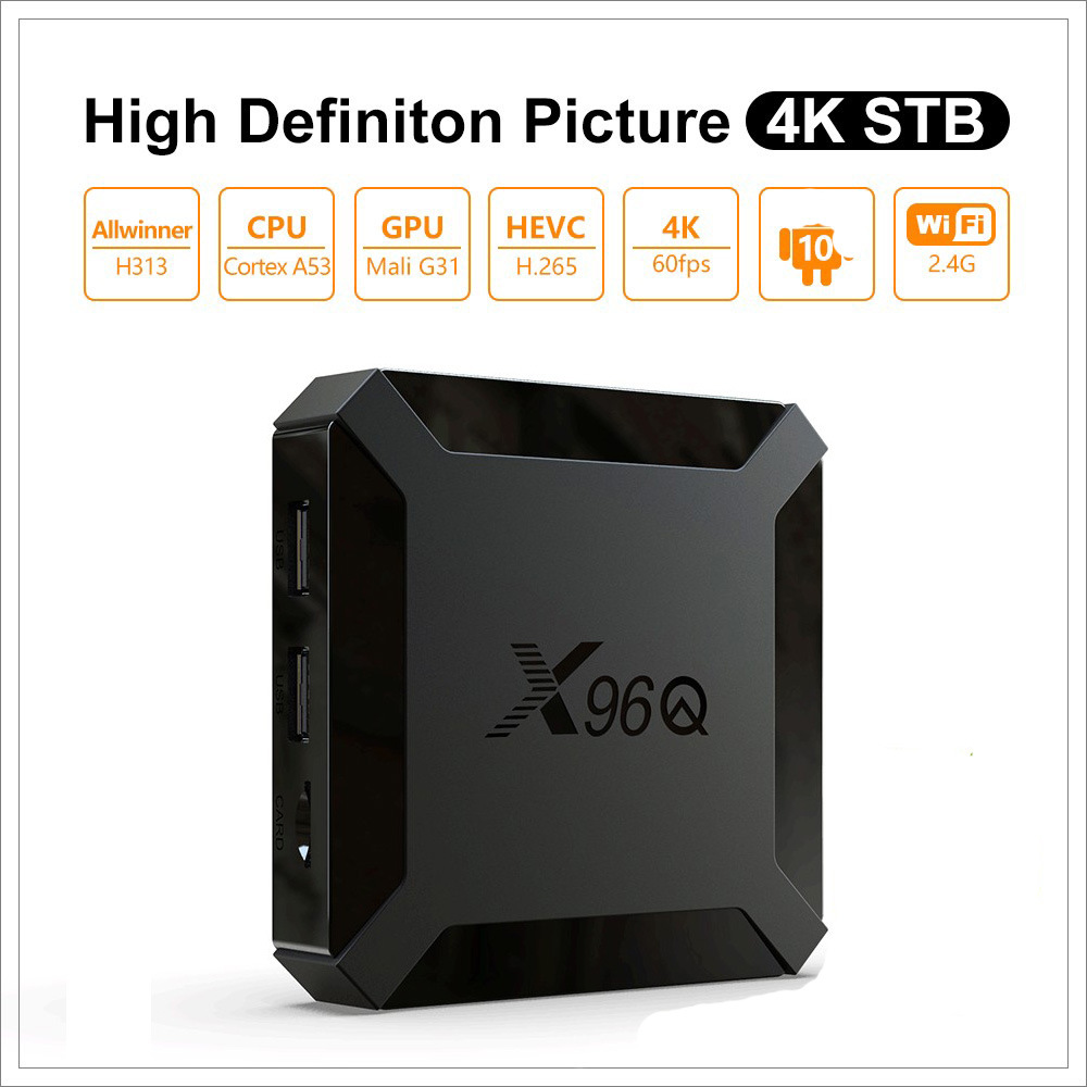 X96Q TV Box Android 10, H313 4 - Upgrade Smart Home recension och pris