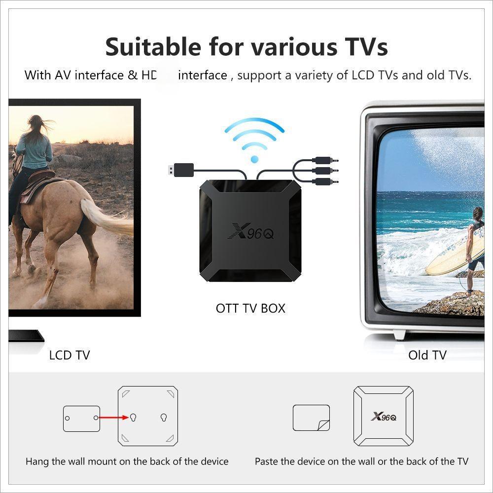 X96Q TV Box Android 10, H313 4 - Upgrade Smart Home recension och pris