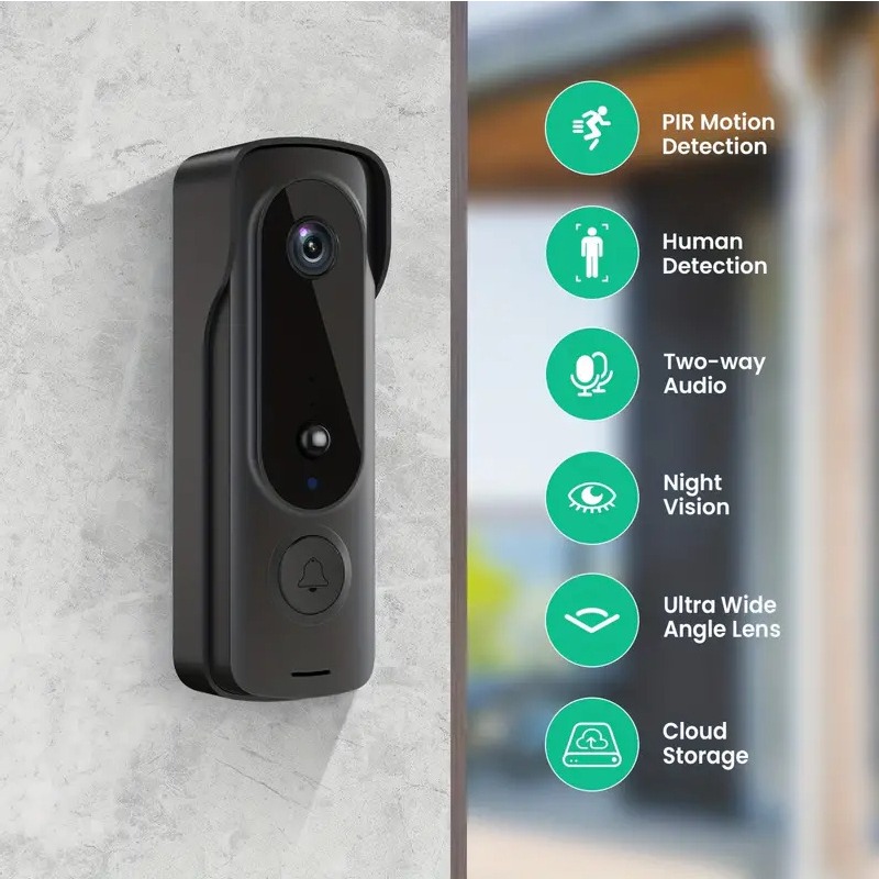 Outdoor Wireless Doorbell Sola - Smart Home Video Doorphone Ezviz recension och pris