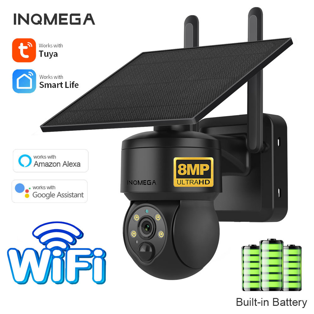 INQMEGA 8MP TUYA Solar Camera  - Smart Home Outdoor Camera recension och pris