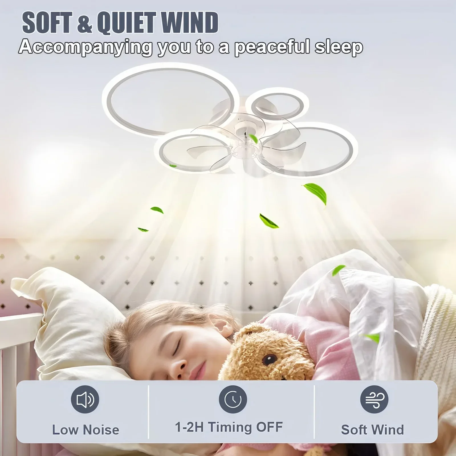 Ring Ceiling Fan with LED Ligh - Smart Ceiling Fan recension och pris