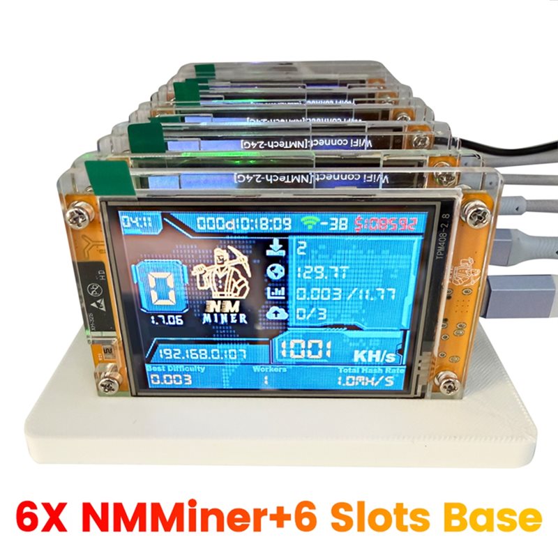 Hot-Nmminer Nerdminer+ 6 Slots - Upgrade Smart Home recension och pris
