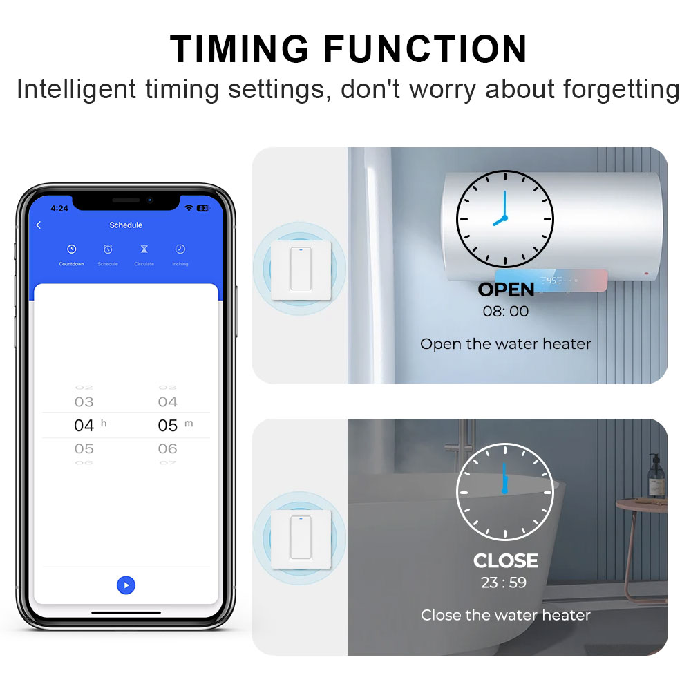 Smart Water Heater Switch/WiFi - Smart Home Life recension och pris