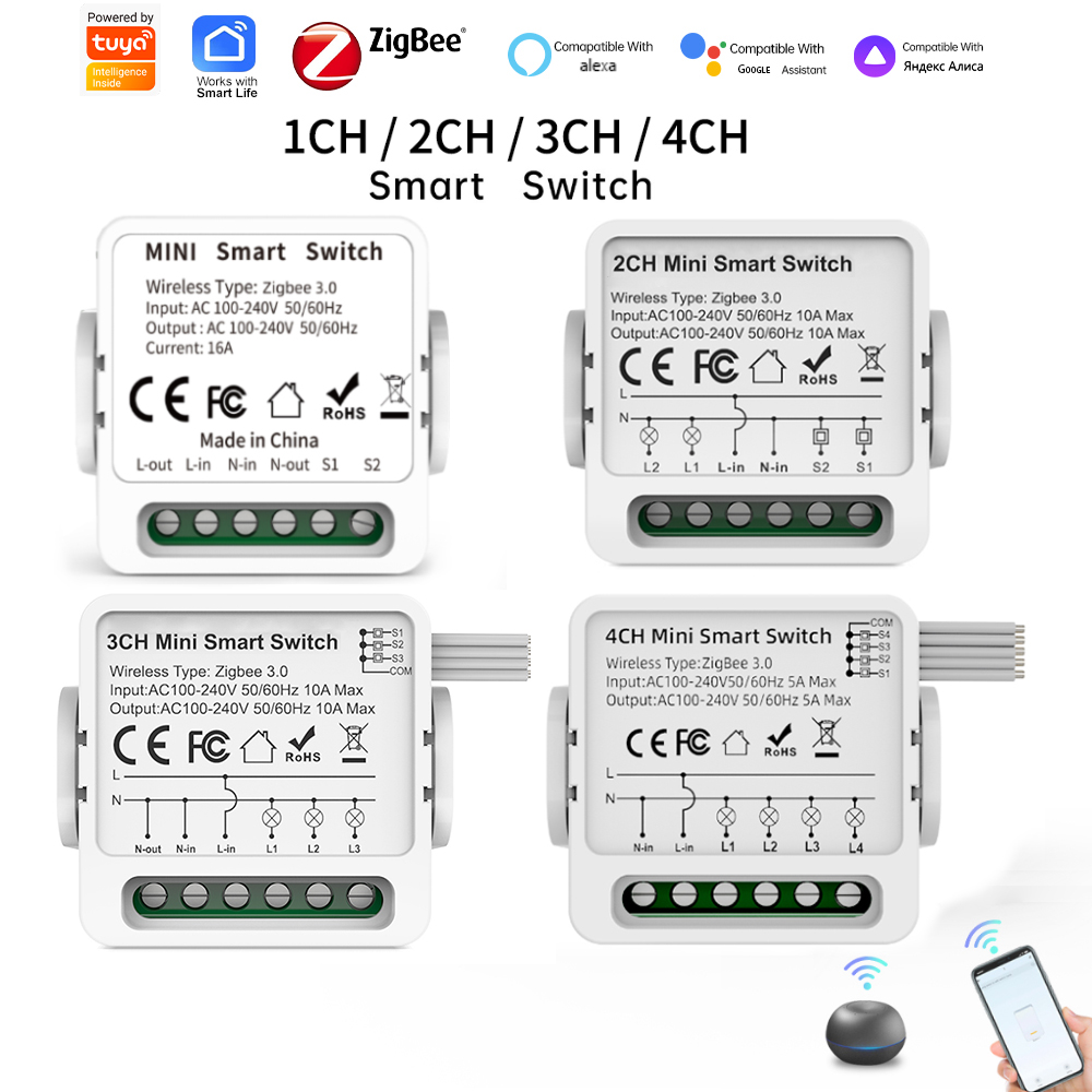 Tuya Zigbee 3.0 Smart Switch 1 - Smart Home Life recension och pris