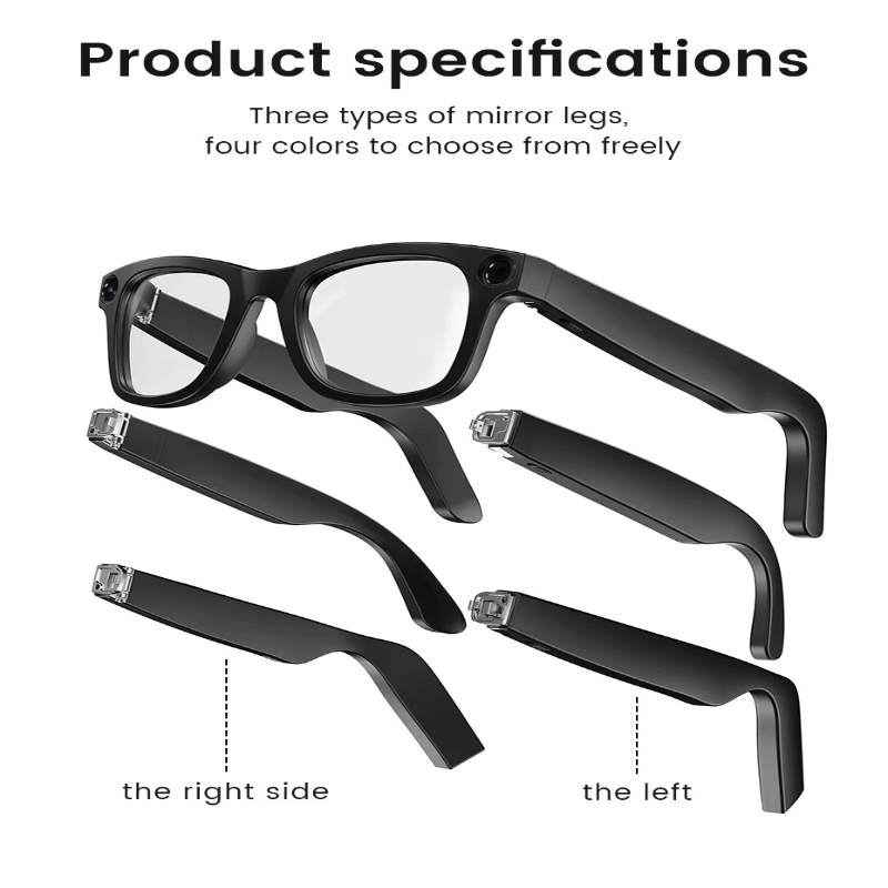 E02 Meta Smart Glasses with Ca - Smart Home Outdoor Camera recension och pris