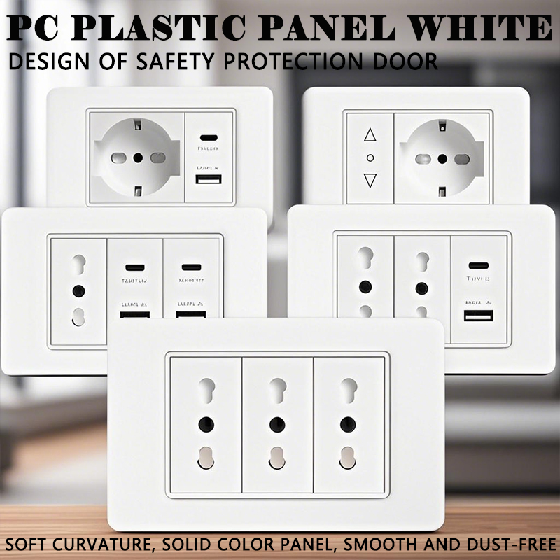 118 PC Plastic Panel Socket US - Smart Home For Pc recension och pris