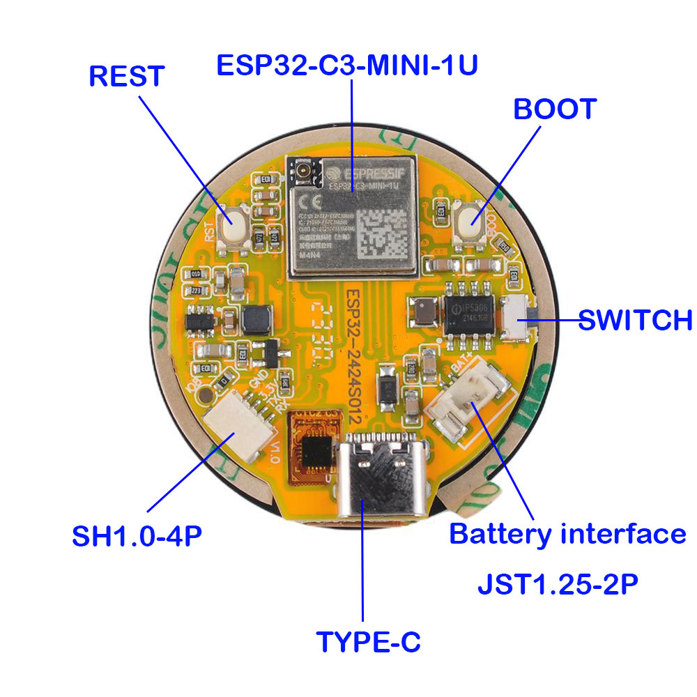 ESP32 Display 1.28 inch ESP32- - Smart Home Arduino Uno recension och pris