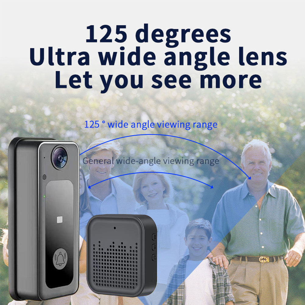Wireless Camera Doorbell Two-W - Smart Home Battery Camera recension och pris