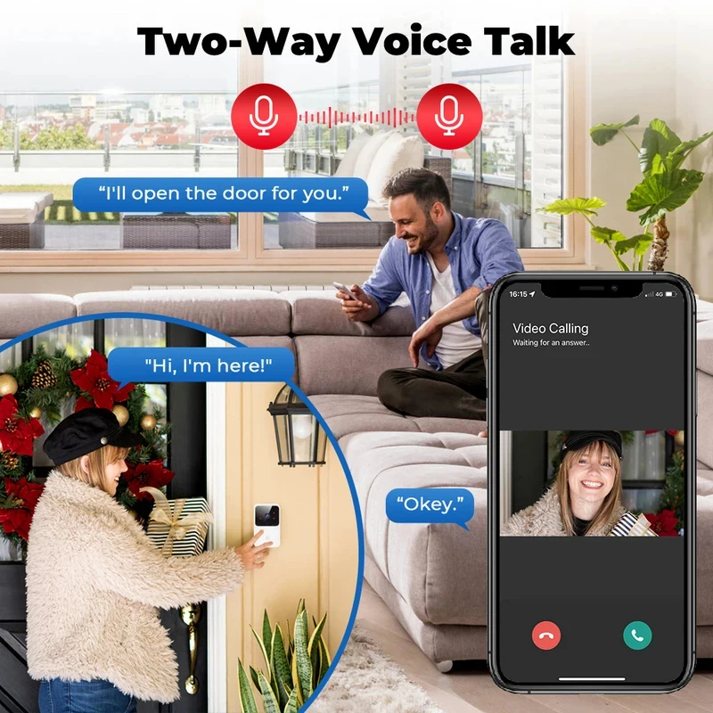 Smart Home WiFi Video Doorbell - Smart Home Video Doorphone Ezviz recension och pris