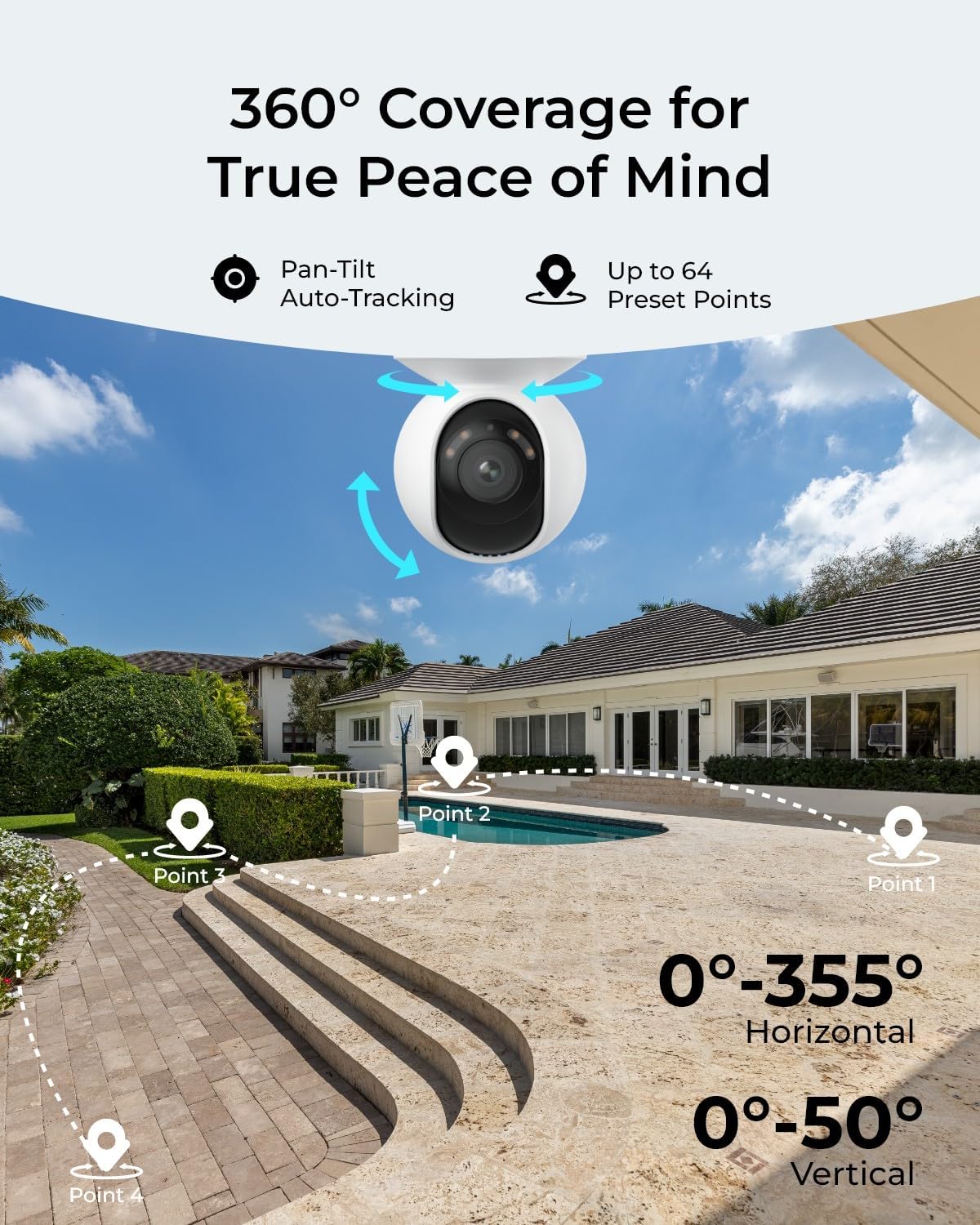 PoE 4K Outdoor Home Security C - Smart Home Outdoor Camera recension och pris