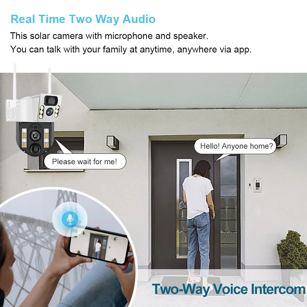 WiFi/4G Solar Camera IP CCTV S - Smart Home Battery Camera recension och pris