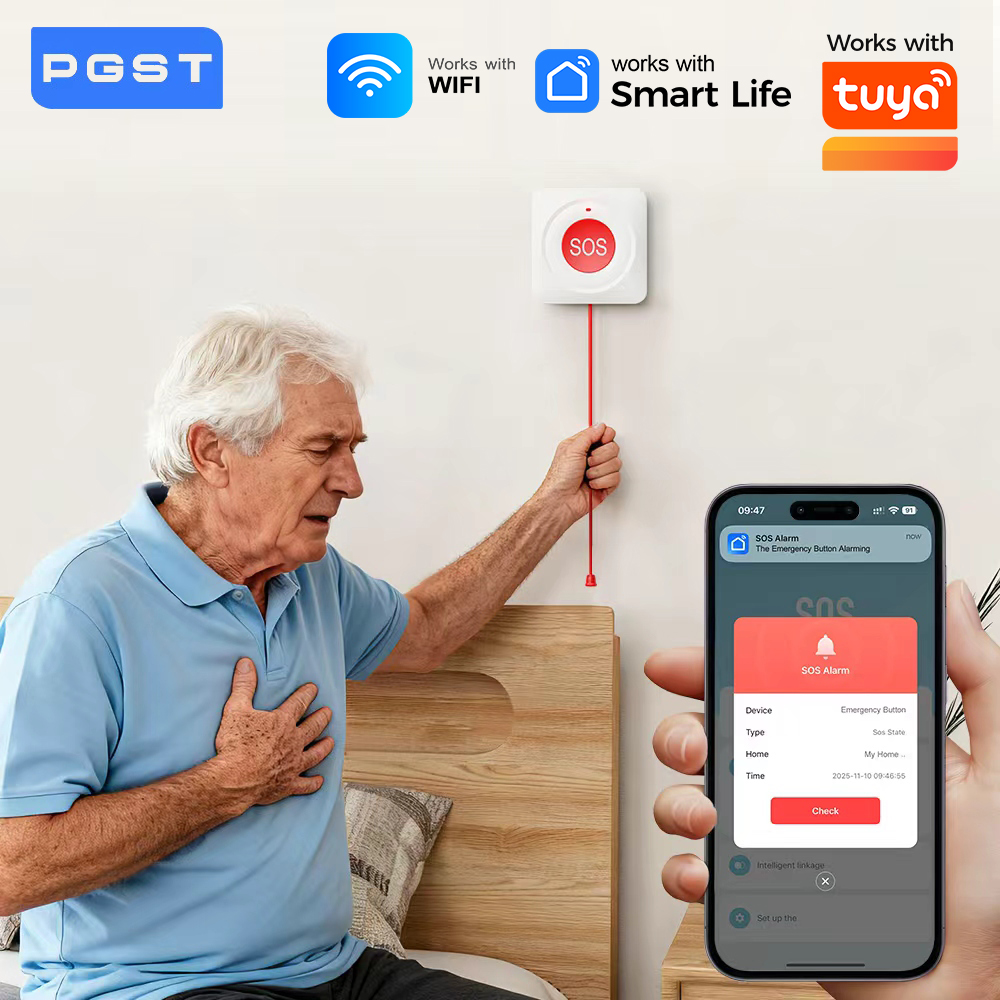 WIFI Zigbee Buttontons SOS Pus - Smart Home Network recension och pris