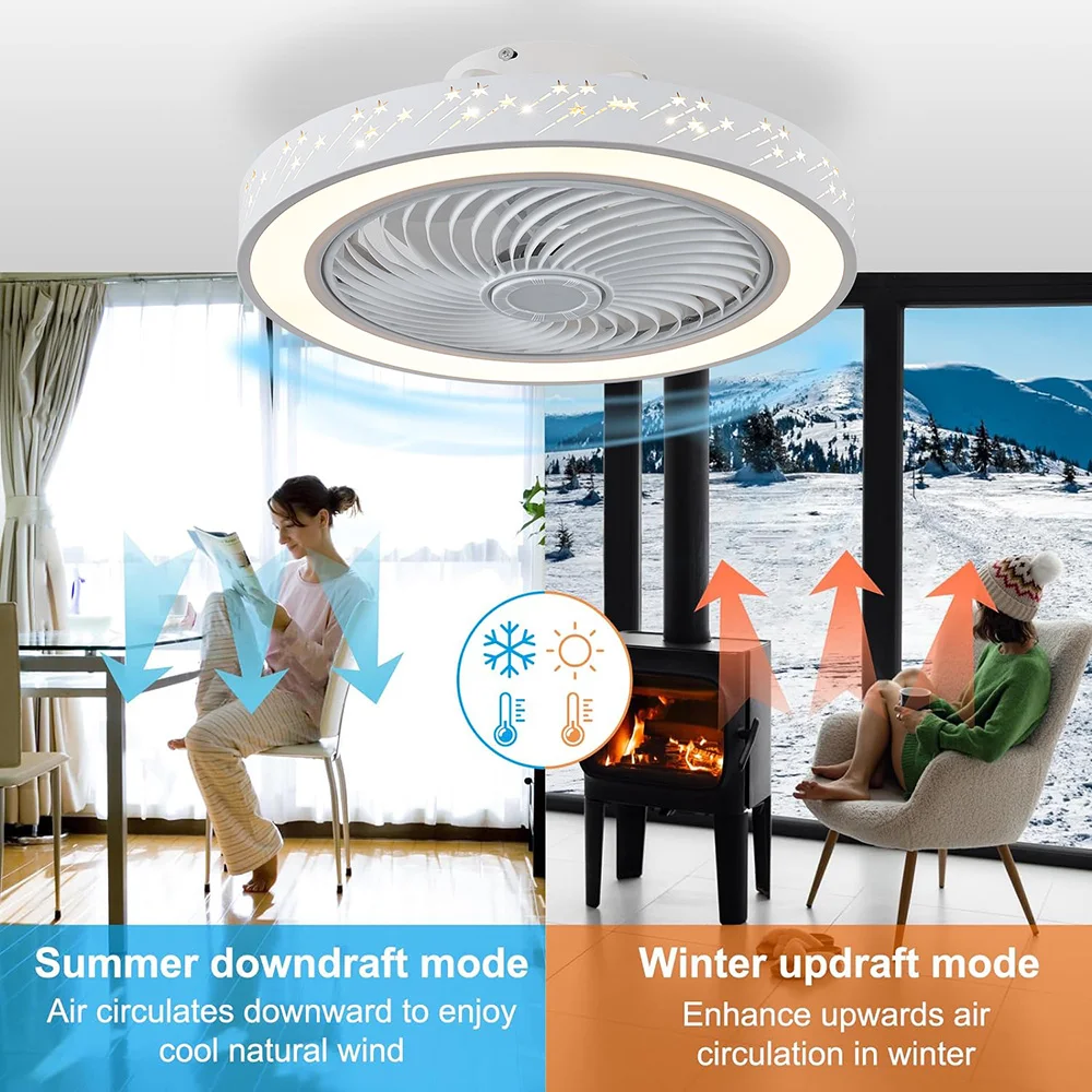 Smart App ceiling fan 46CM fan - Smart Ceiling Fan recension och pris