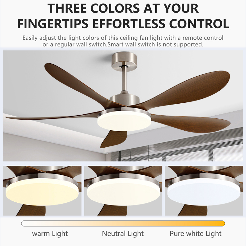40/46/56inch 5 Blade DC Motor  - Smart Ceiling Fan recension och pris