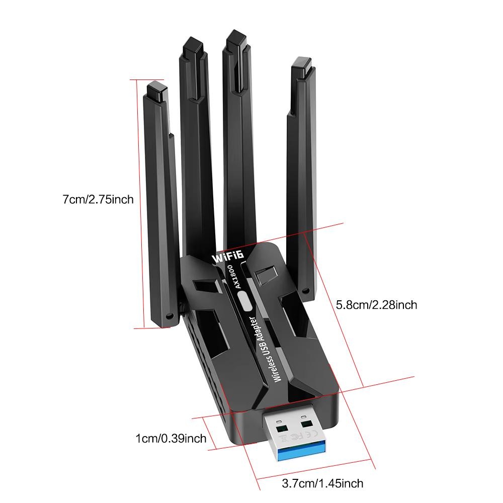 WiFi 6 USB 3 0 Adapter 1800 Mb - Smart Home For Pc recension och pris
