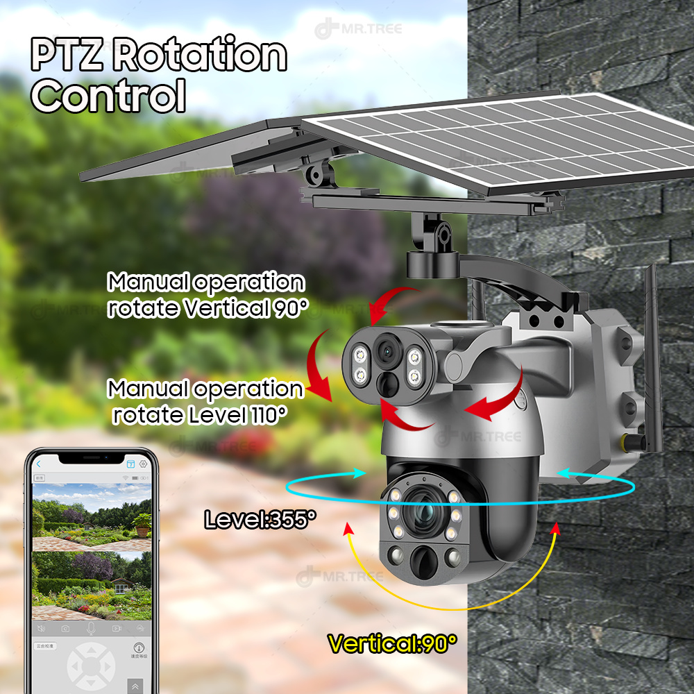 4K 50X Optical Zoom Dual Lens  - Smart Home Outdoor Camera recension och pris