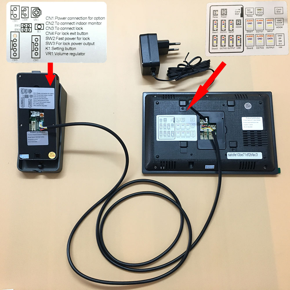 Tuya 1080P 7 Inch Color Touch  - Smart Home Video Doorphone Ezviz recension och pris