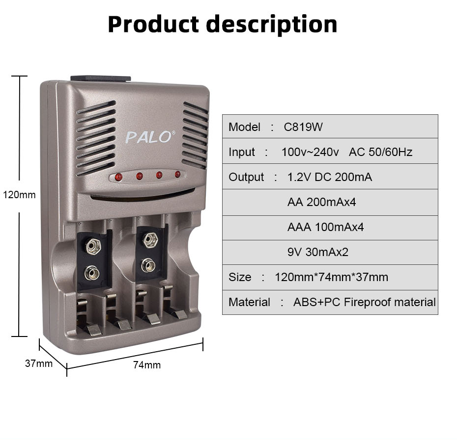 9V 6F22 NiMH Rechargeable Batt - Smart Smoke Detector recension och pris
