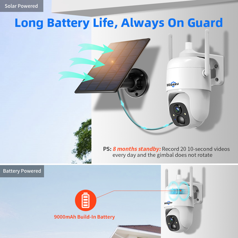 Hiseeu 3MP Cloud AI WiFi Video - Smart Home Outdoor Camera recension och pris