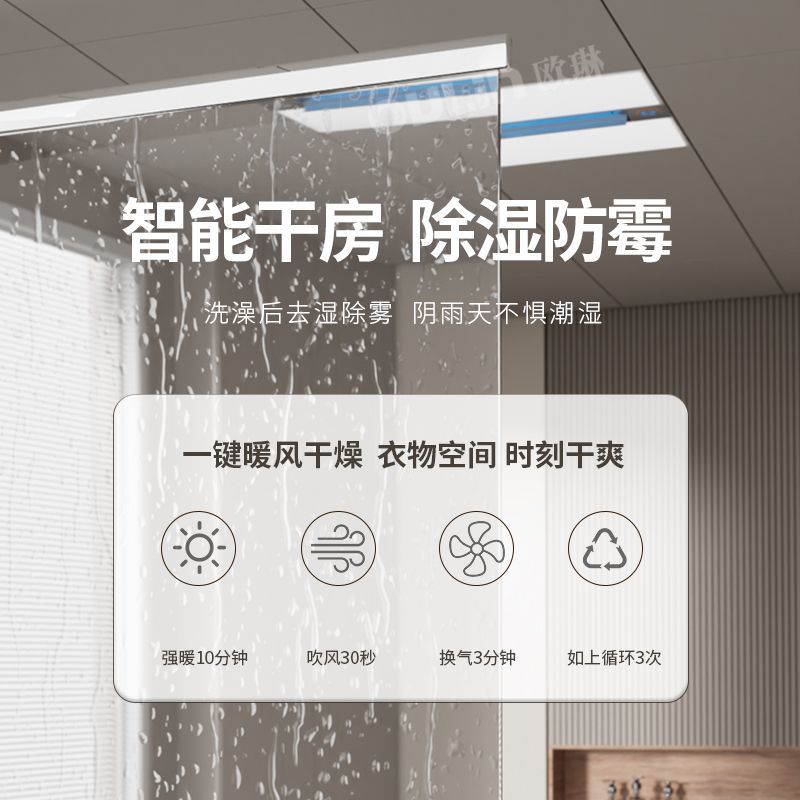 Smart 3-in-1 Bathroom Ceiling  - Smart Ceiling Fan recension och pris
