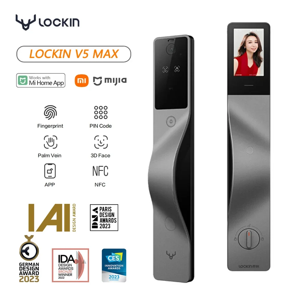Lockin V5 Max 3D Face Recognit - Smart Home Battery Camera recension och pris