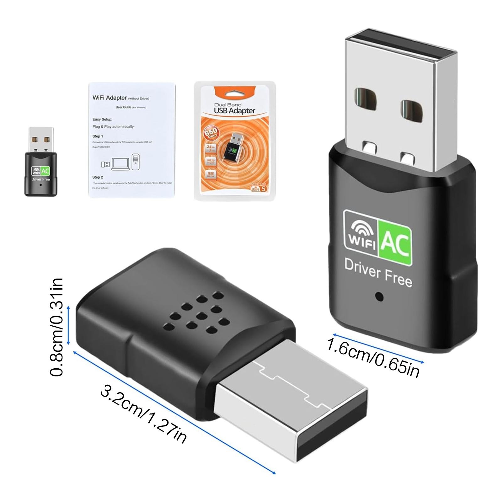 AC600 USB WiFi Adapter, Dual B - Smart Home For Pc recension och pris